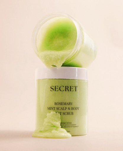 Rosemary Mint Scalp & Body Salt Scrub